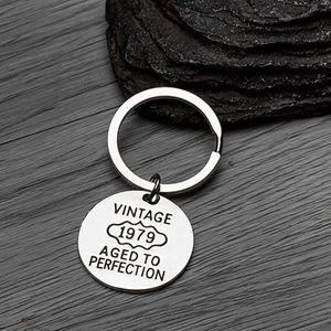 40th Birthday Keychain